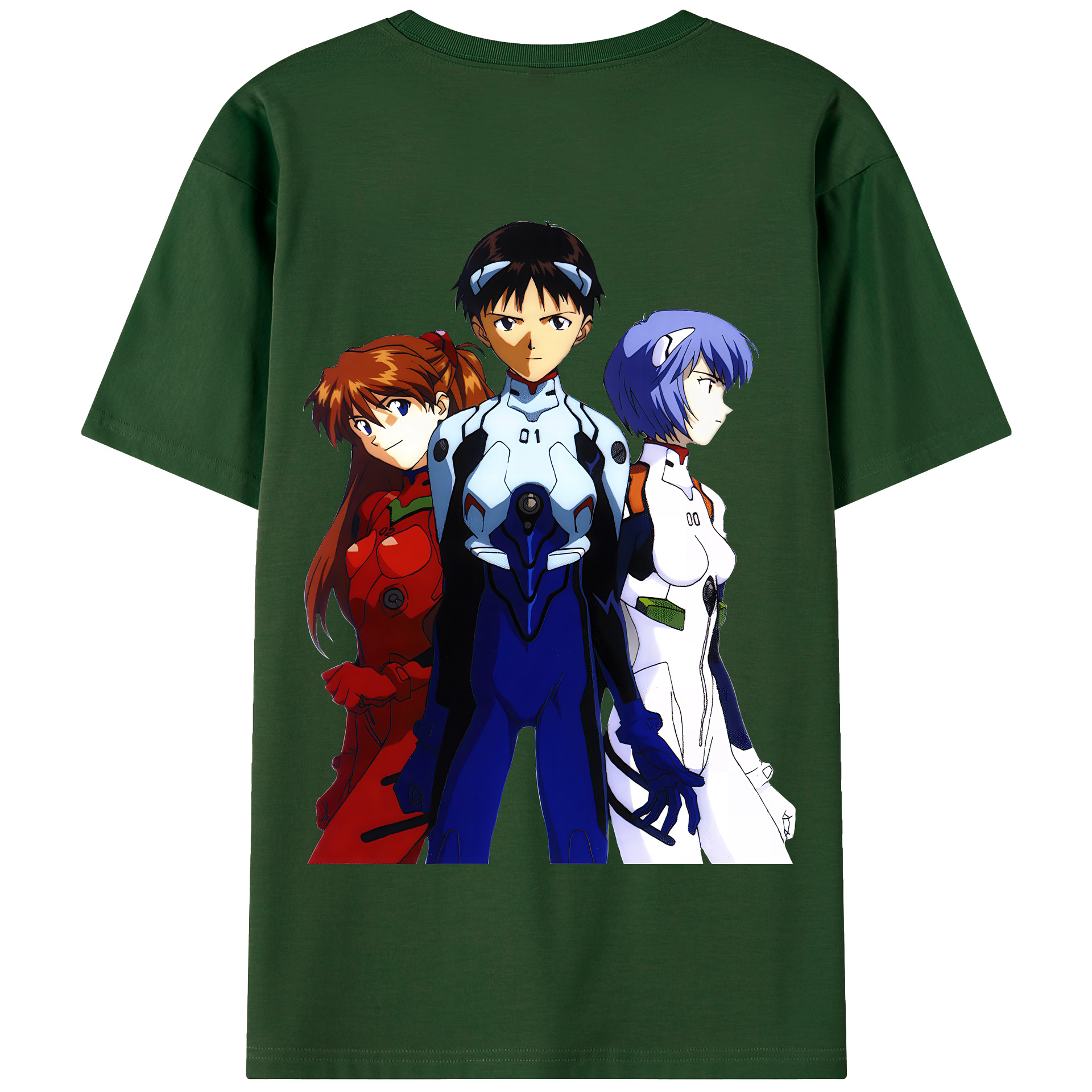 （画像用） EVA 新世紀エヴァンゲリオン 綿100％半袖Tシャツ（背面プリント）